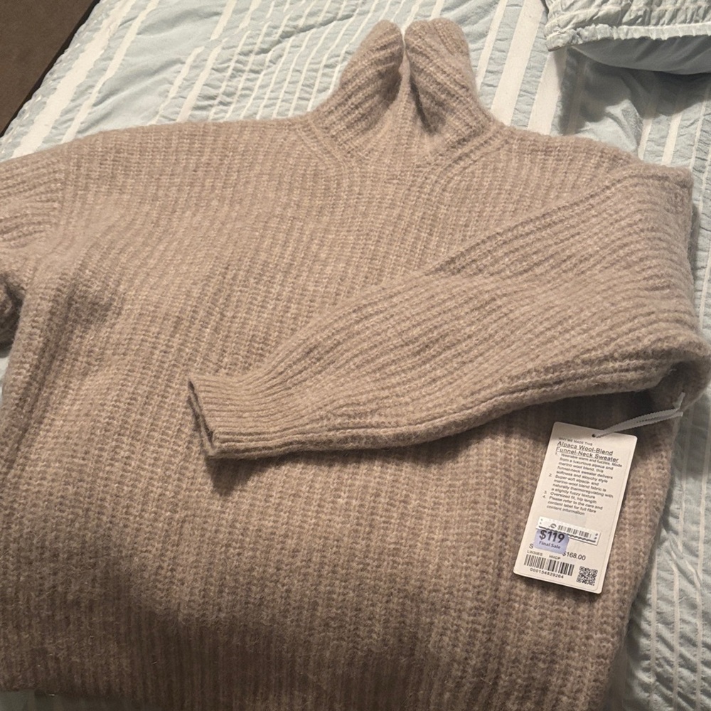 lululemon athletica Cream Turtleneck Sweater